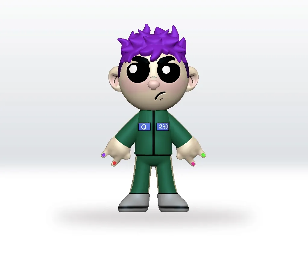 Squid Game 2 Thanos STL 3D Model Character Fanart