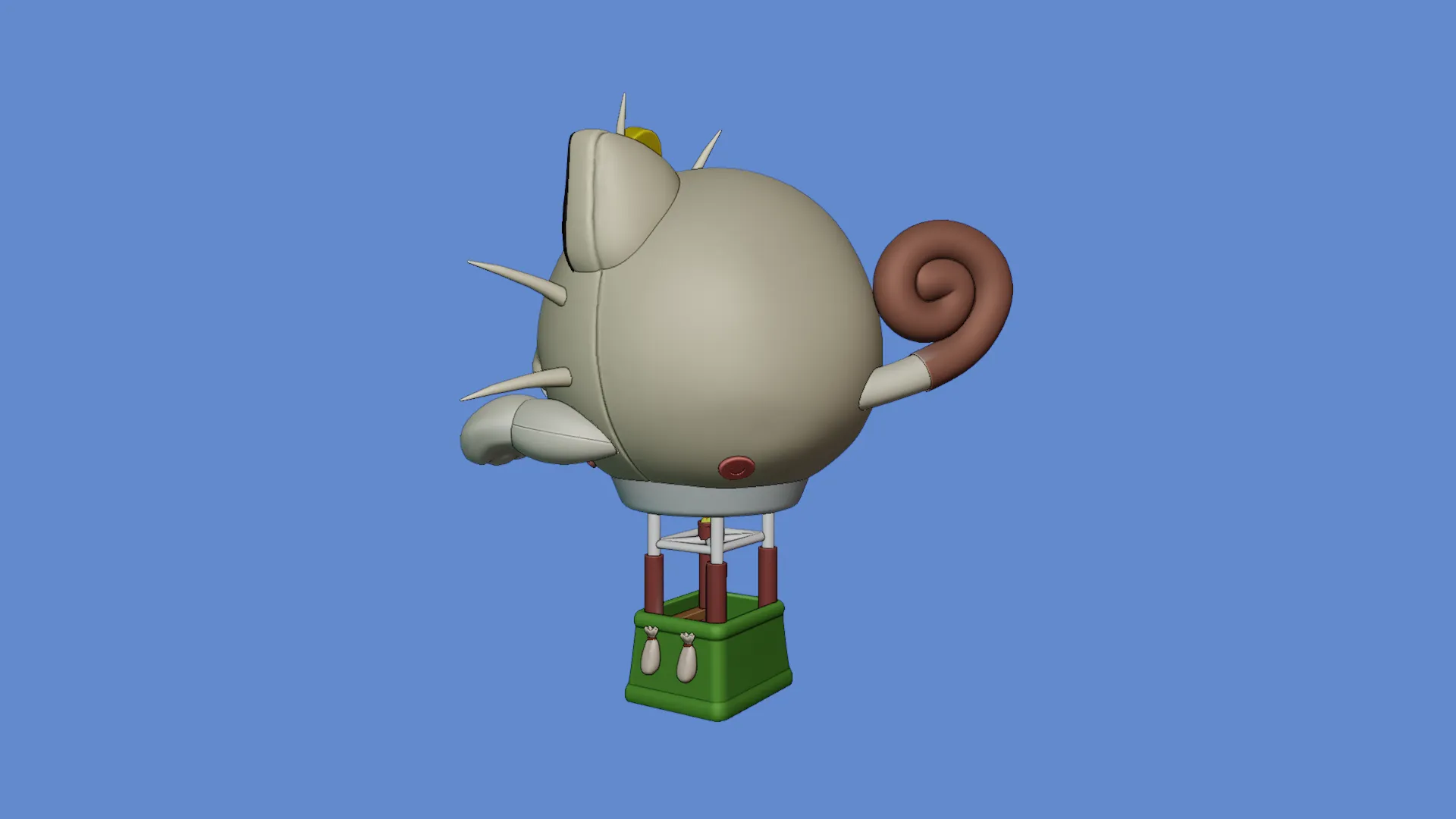 Meowth Balloon Rocket Team - Pokemon