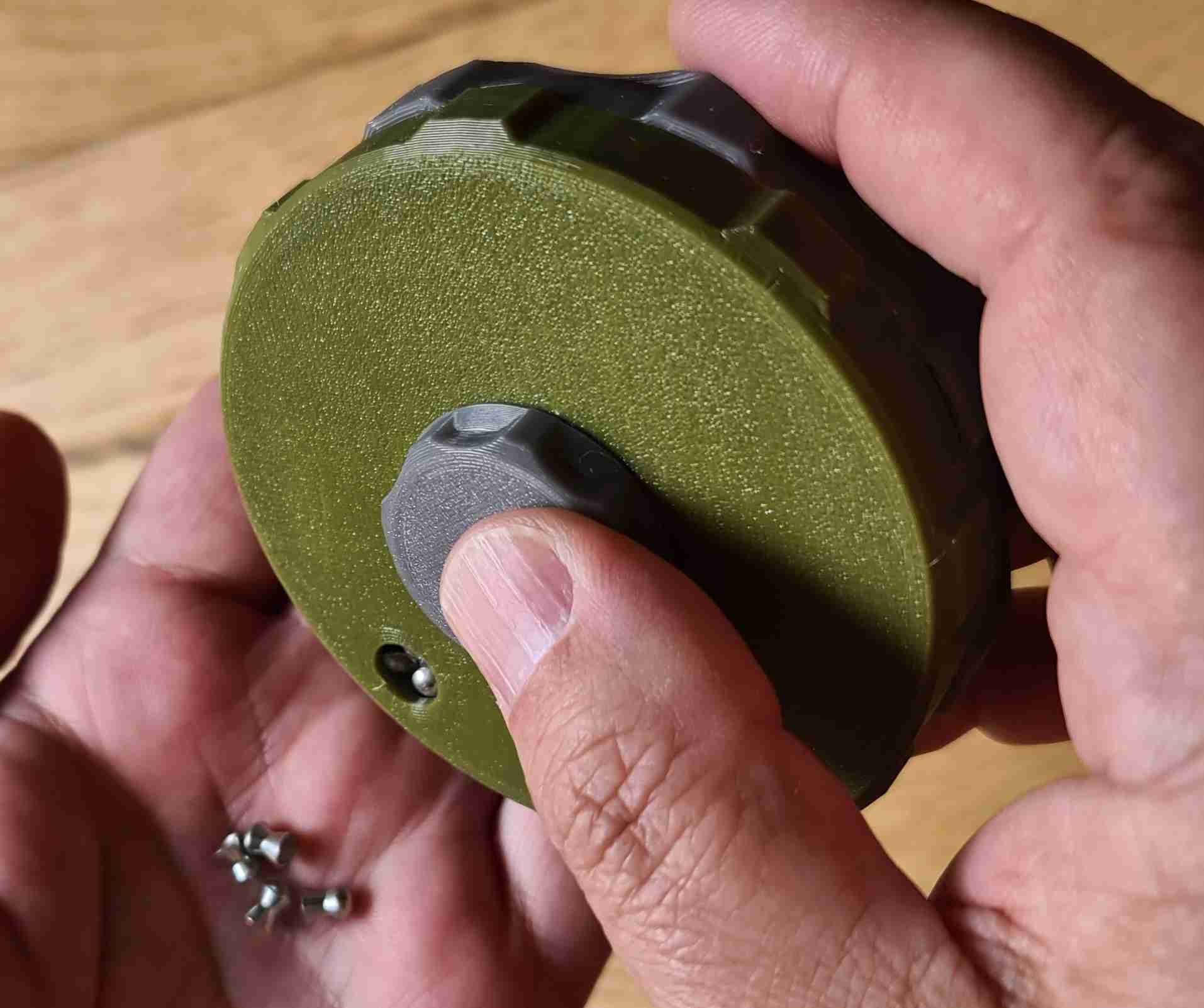 Airgun Air Rifle Pistol .177 .22 Pellet Tin Dispenser Holder 3D models download Creality Cloud