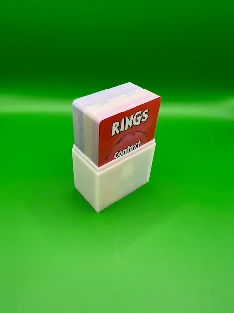 "Things In Rings" clue cards storage box