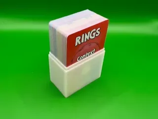 "Things In Rings" clue cards storage box