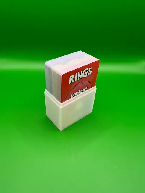 "Things In Rings" clue cards storage box