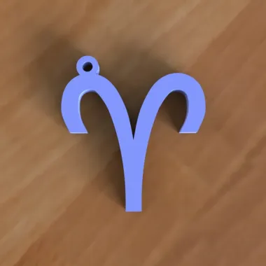 Zodiac Aries keychain-0