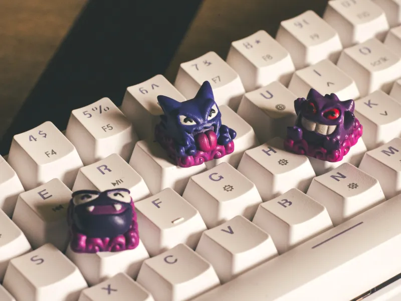 gengar evolutions Keycaps - Teclado mecânico