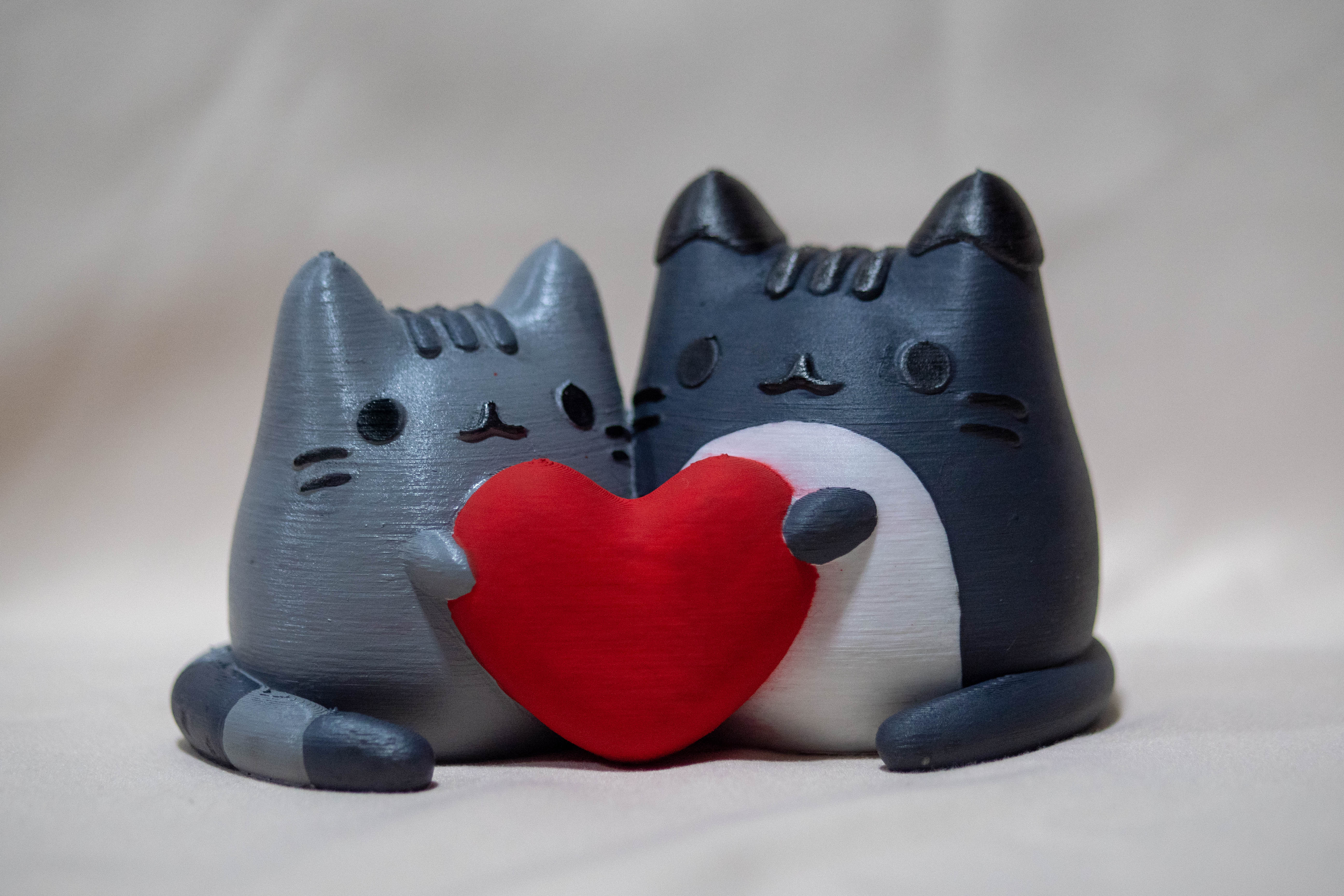 Pusheen X Tommy: a Valentine Model | 3D models download | Creality Cloud