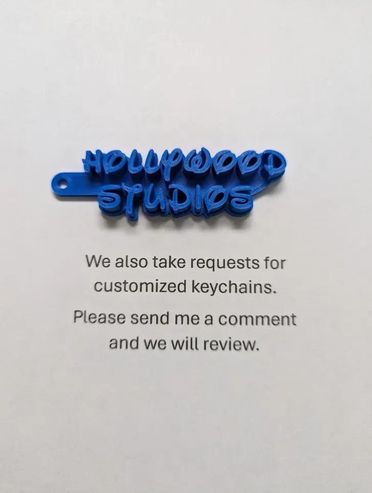 Hollywood Studios Keychain