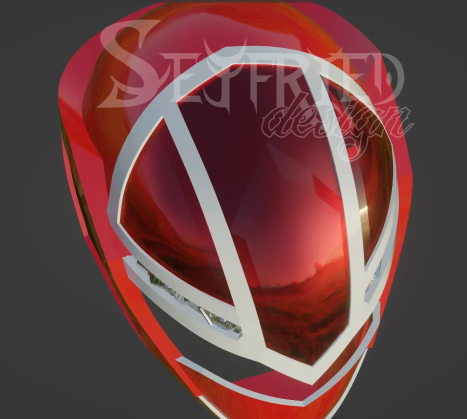 Mashin Sentai Kiramager Kira Red cosplay helmet