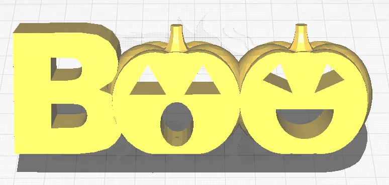 Pumpkin Boo Sign