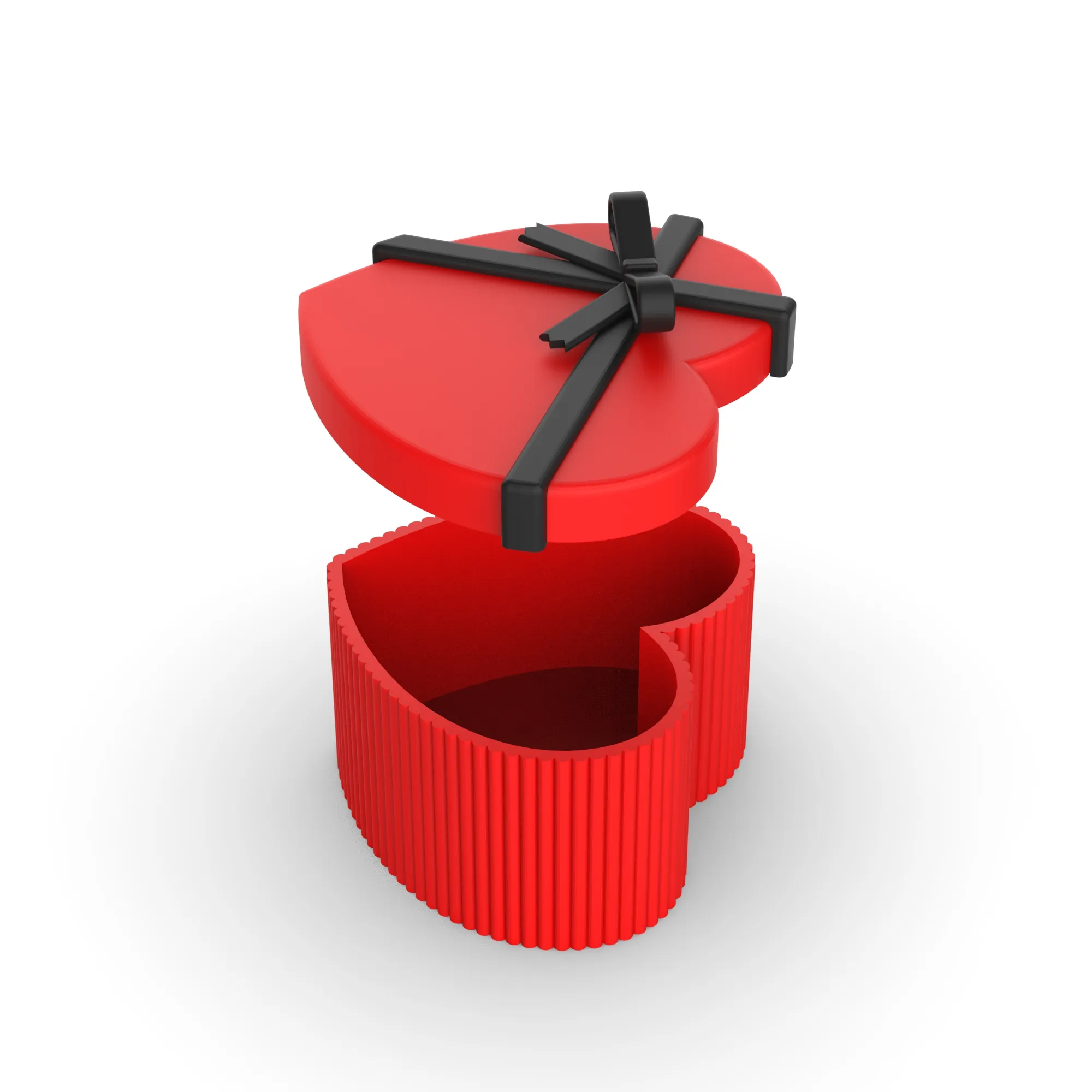 3D Printer Files | 3MF File | Heart Gift Box, 3D Valentine’s Day Gift ...