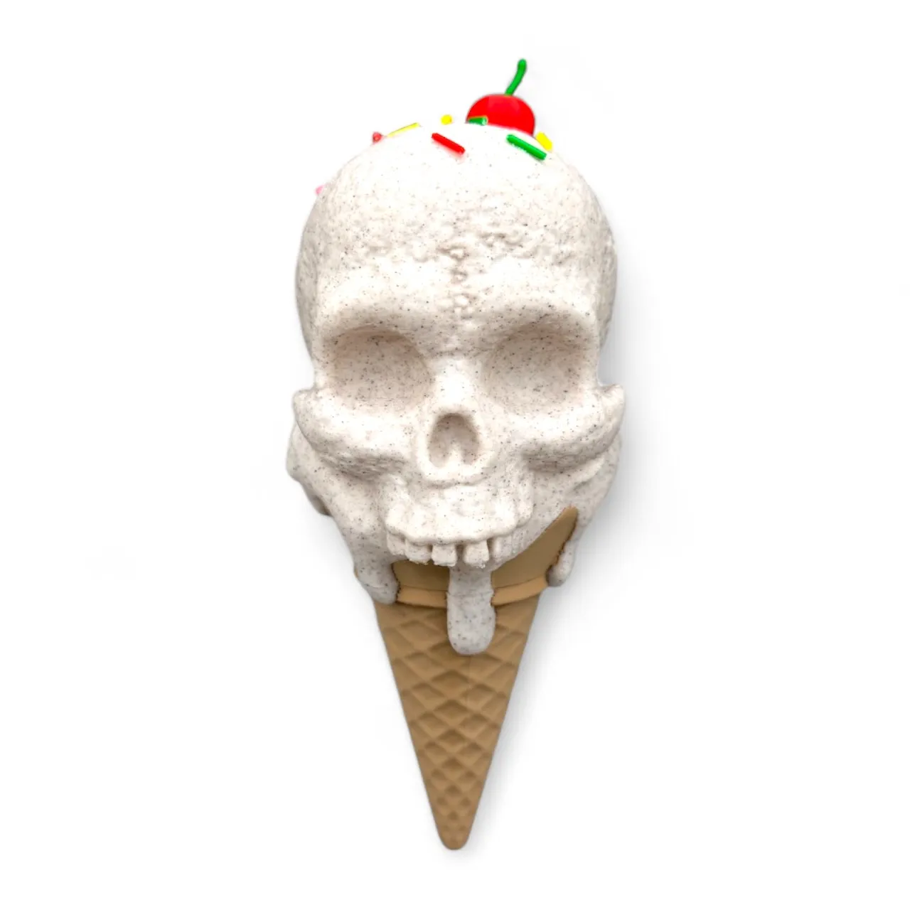 I Scream Skull Ice Cream Cone – Cosplay Prop / Fun Display
