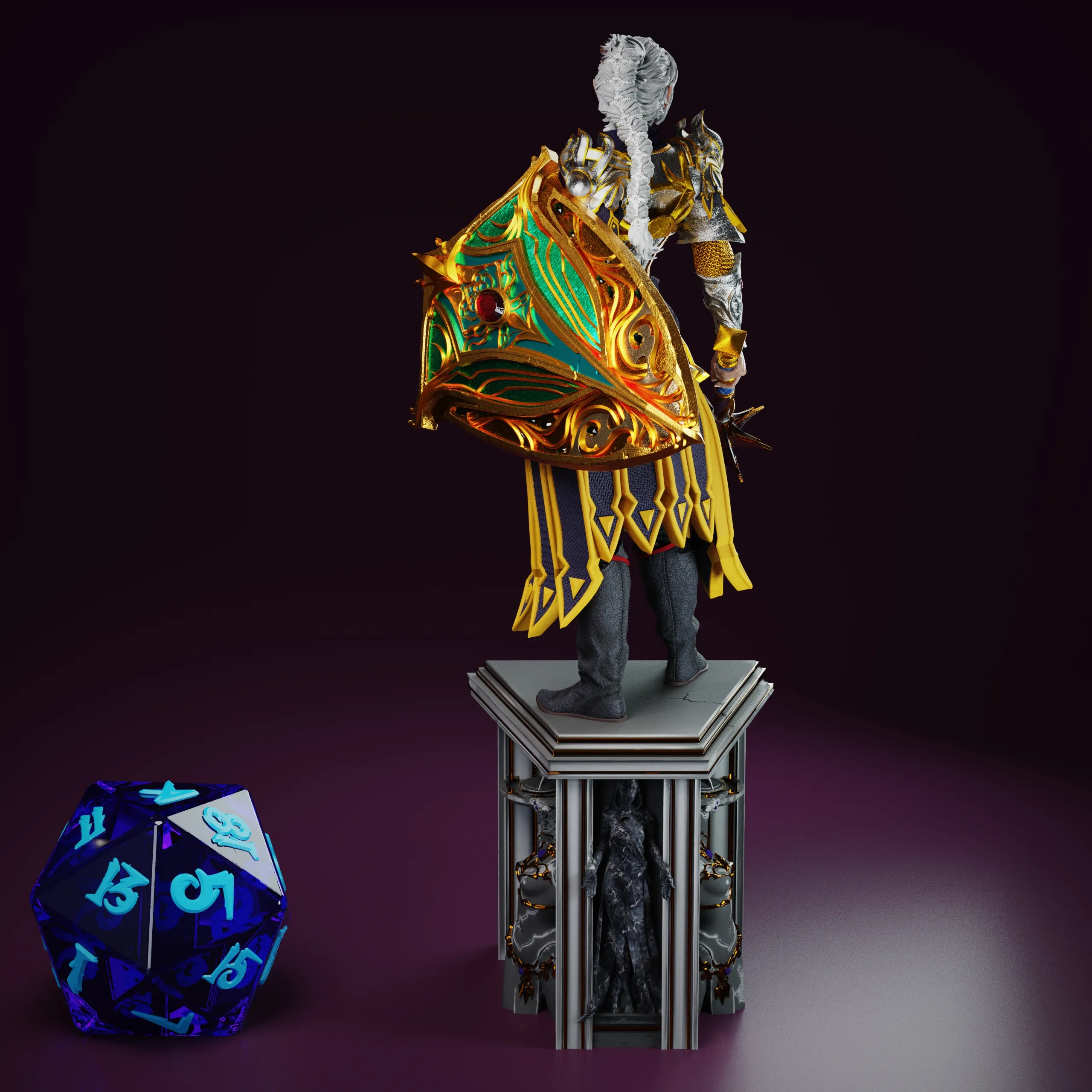 Shadowheart BG3 - tabletop 32mm and 75mm mini