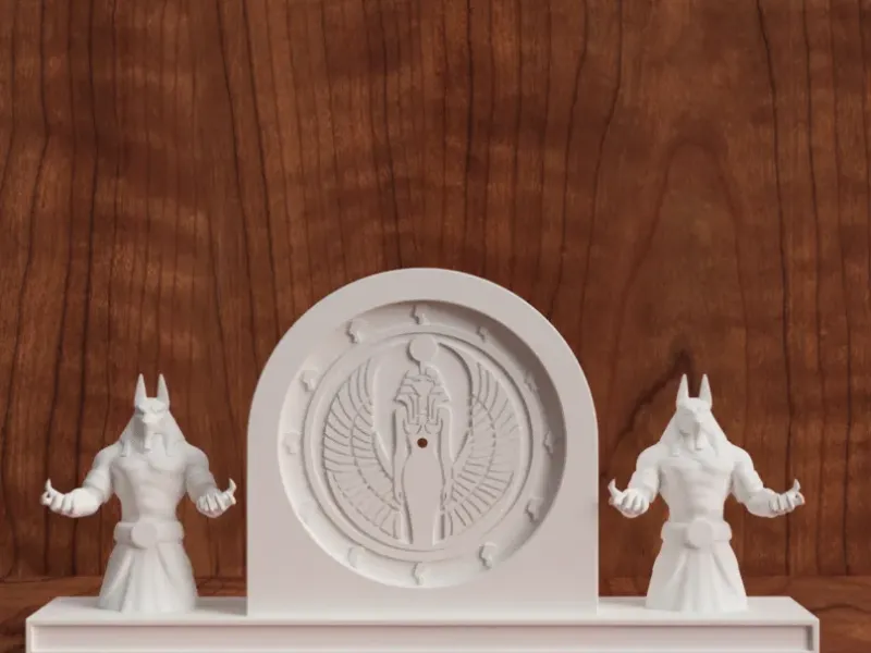 Horloge de bureau Anubis (Égypte antique)
