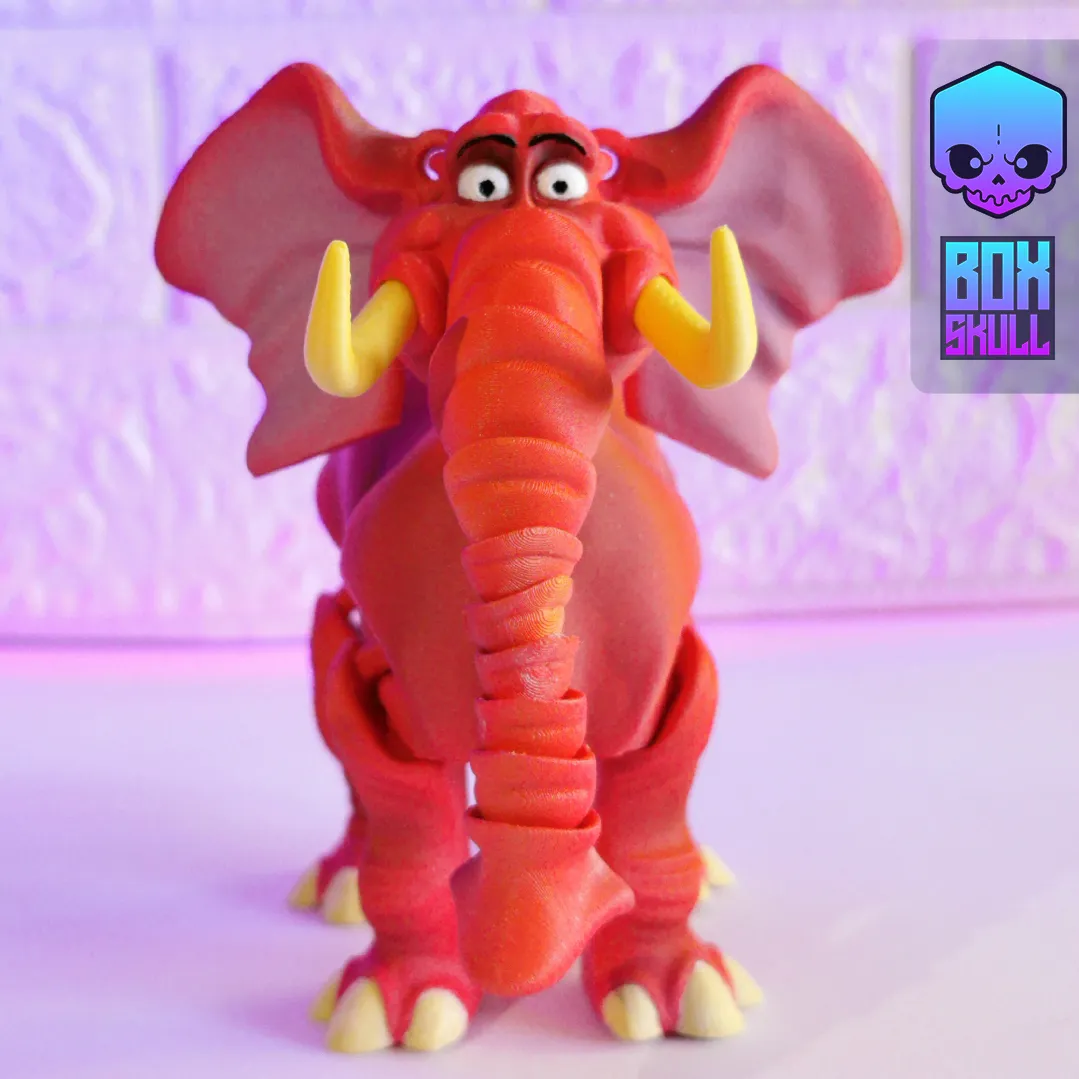 TANTOR TARZAN'S ELEPHANT - FLEXI - ARTICULATED FIGURE, PRINT