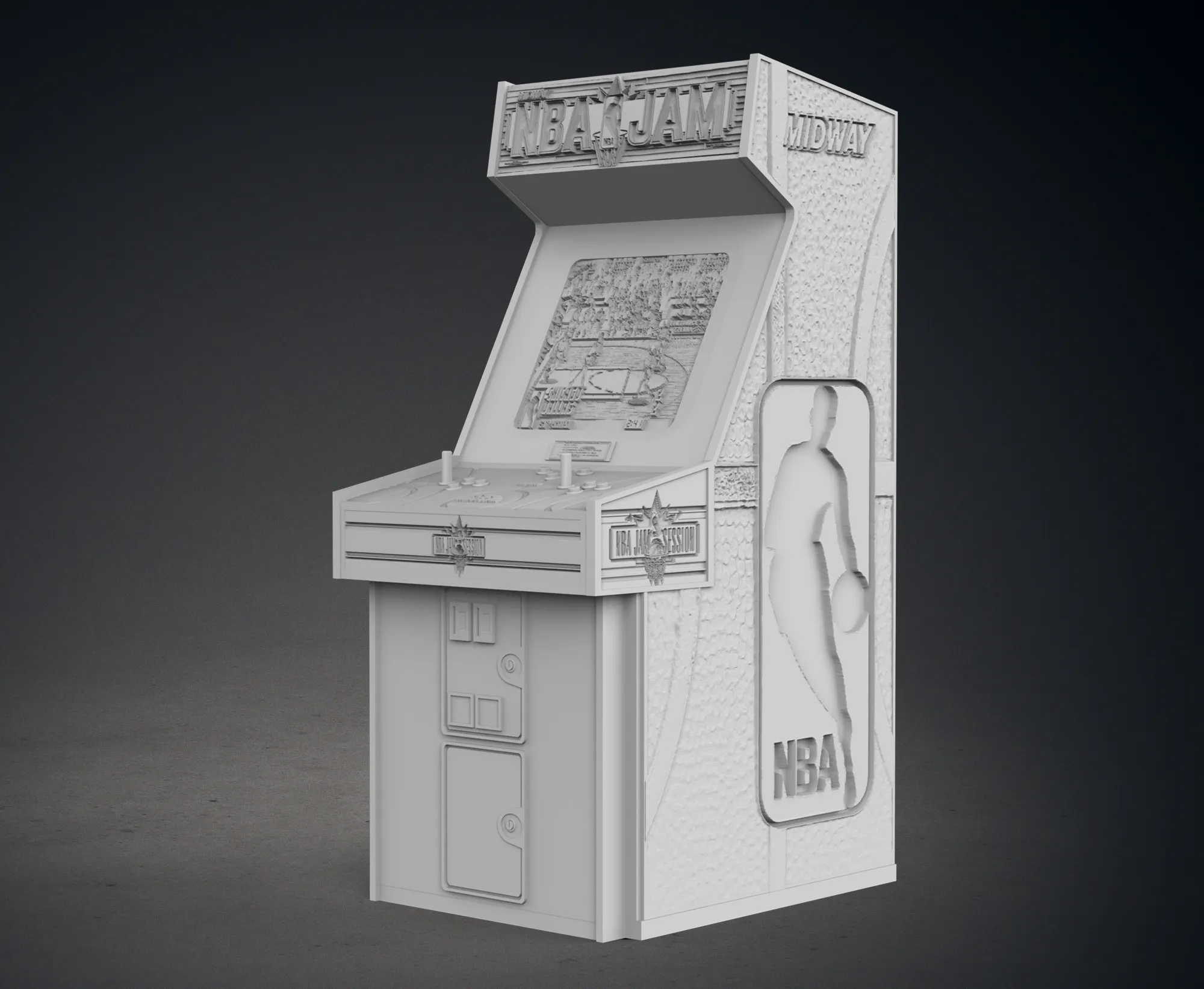 NBA Jam Arcade Gabinete con Lithophane