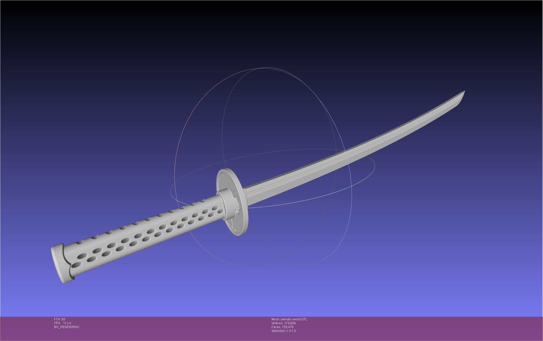 Devil May Cry 3 Yamato Sword and Sheath | 3D models download | Creality ...