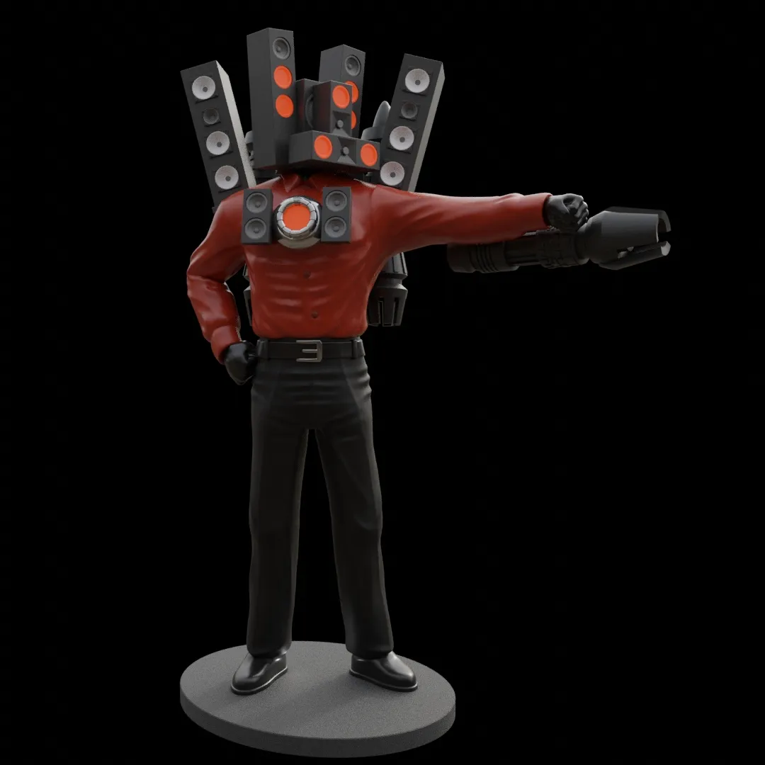 Titan Speaker Man Skibidi Toilet Fan Art