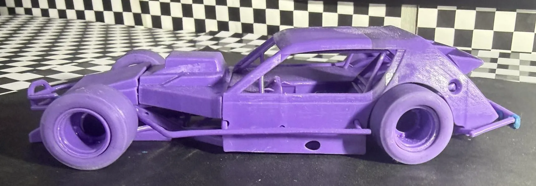 Vintage Asphalt Modified stock car V10 Scale 1:25-0