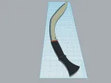 18 Inch Vintage Hanshee (1940s) Khukuri-4