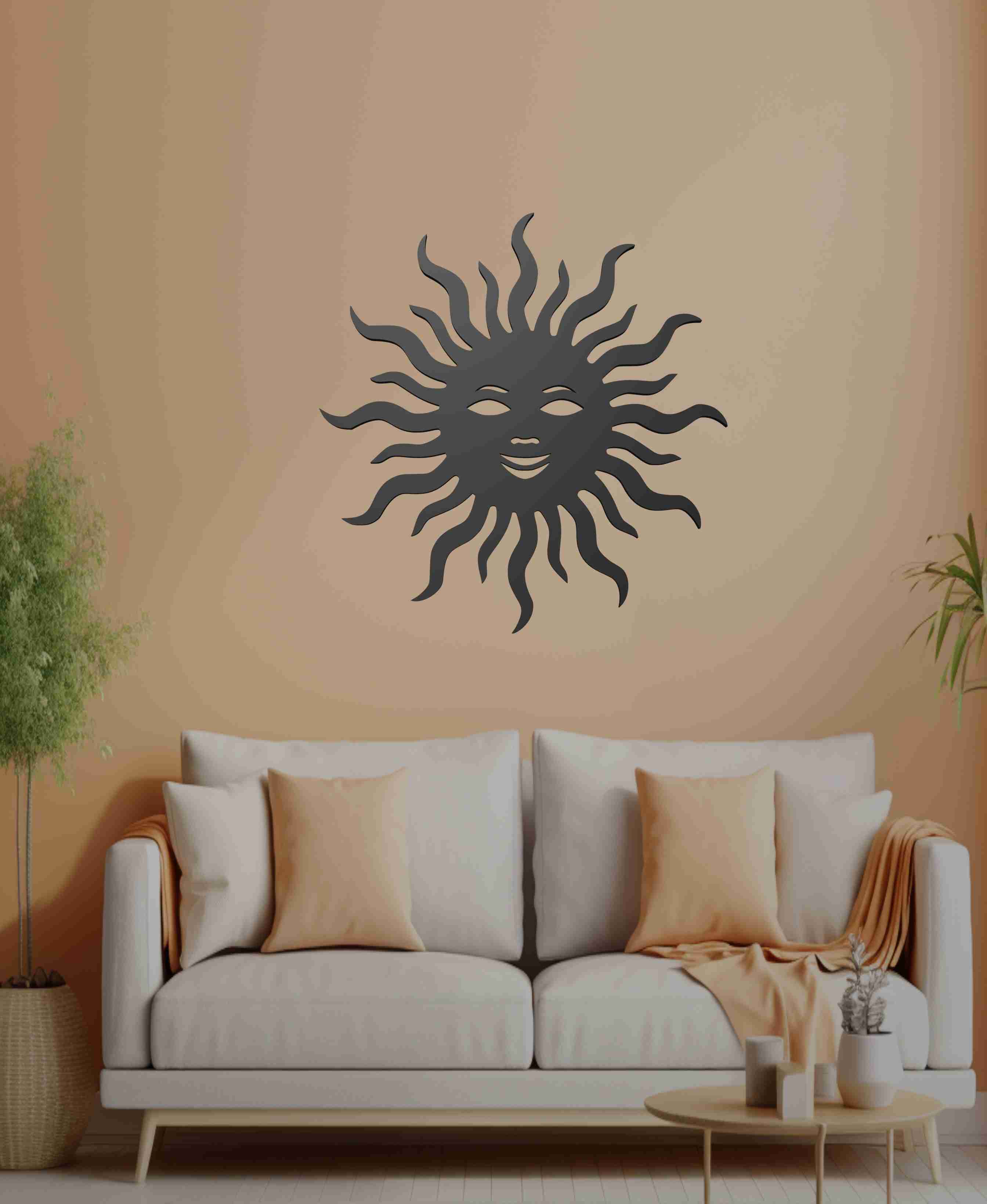 Black Sun Wall Art 3D models download Creality Cloud