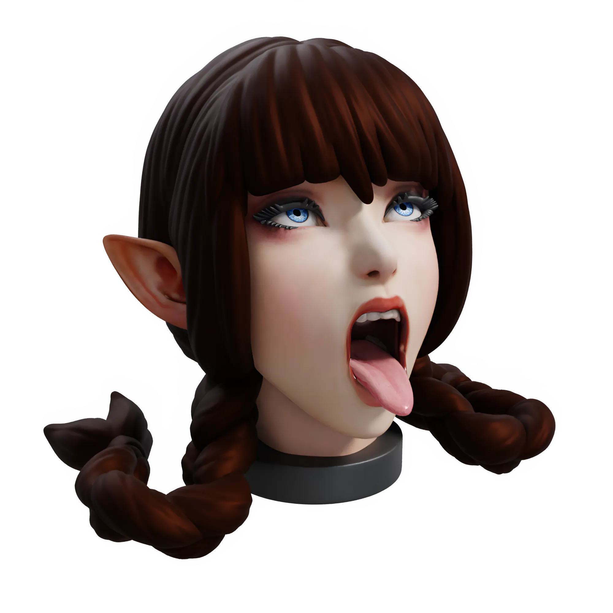 Bust Decoration Dice Tower "Ahegao"