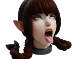 Bust Decoration Dice Tower "Ahegao"-2