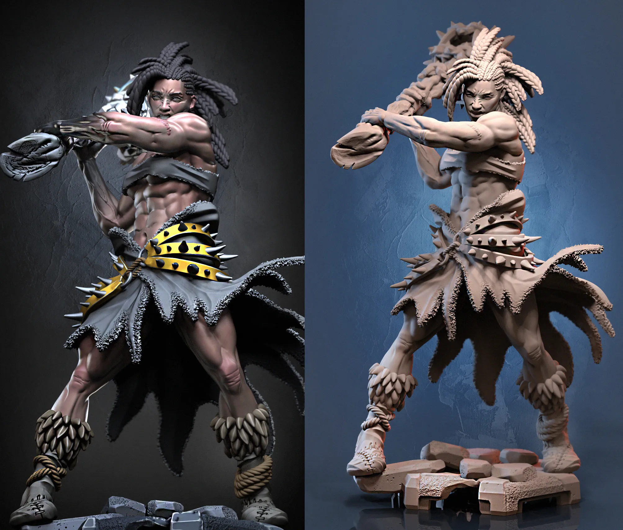 TINA THE AMAZON - FAMINE ARMOR SET