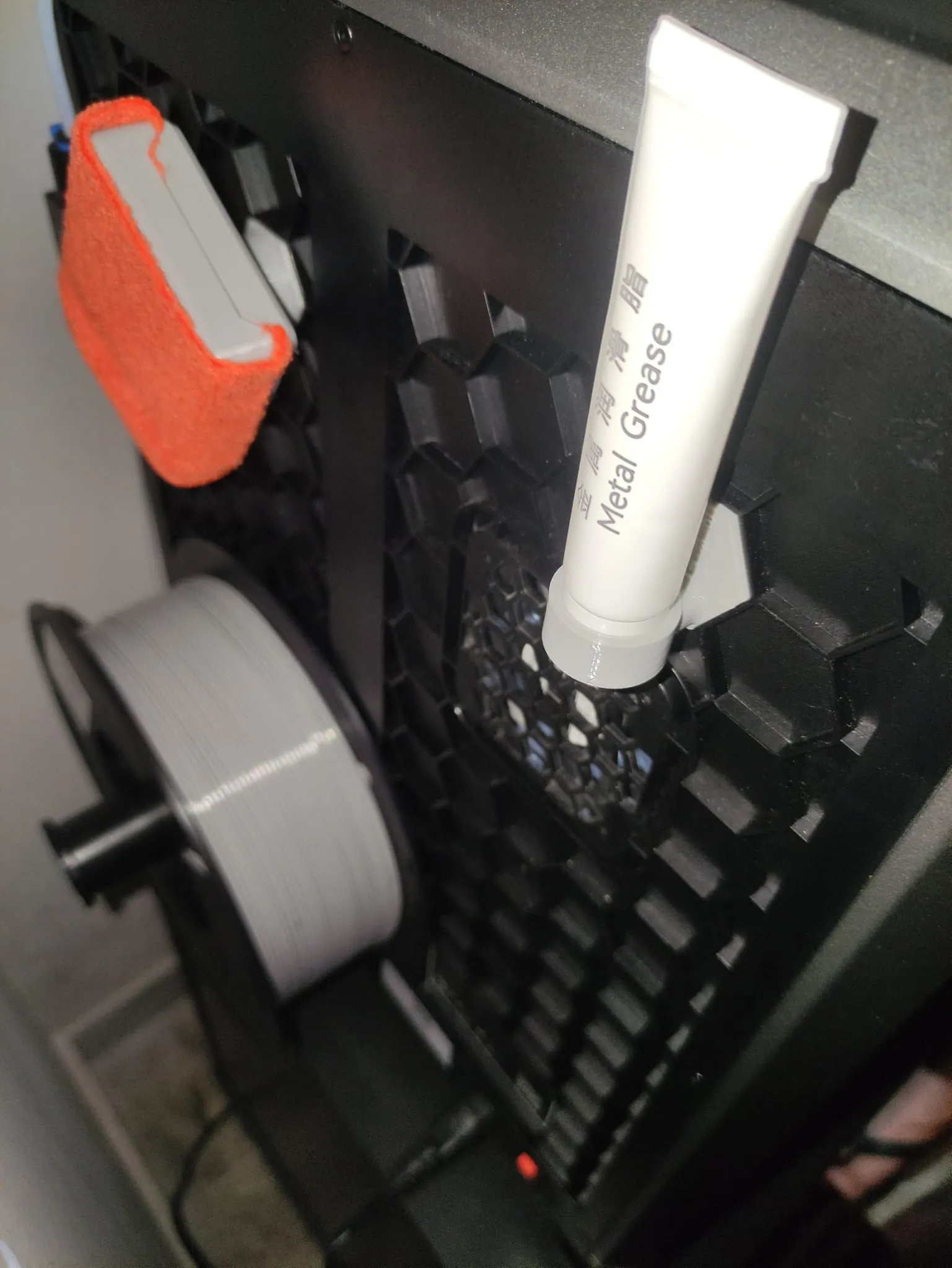 Metal grease tube holder for Creality K1 K1C