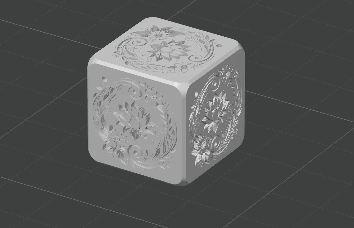 Floral Dice test