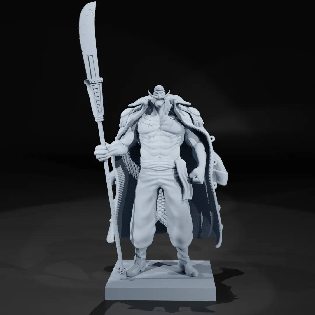 Edward Newgate - Whitebeard - One piece - 3D print - split p
