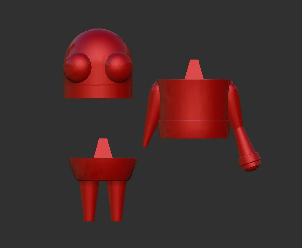 Repo Red STL file 3D Model Character Fanart