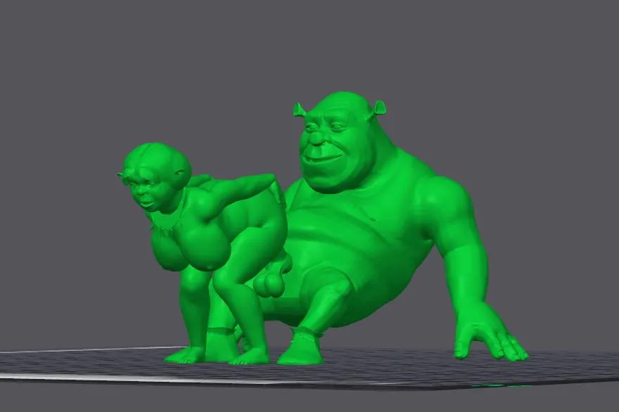 SHREK AND FIONA SCENE XXX ANAL MODEL 3