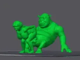 SHREK AND FIONA SCENE XXX ANAL MODEL 3-1