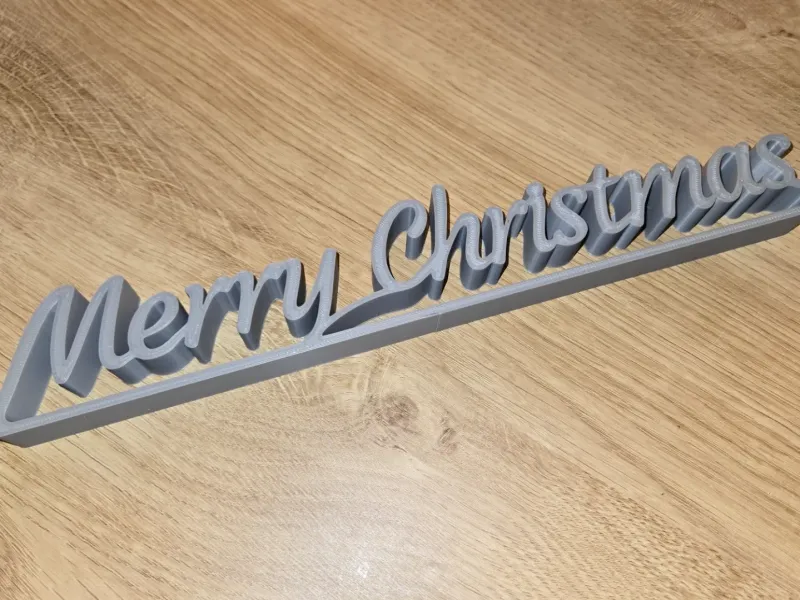 メリークリスマス3Dテキスト