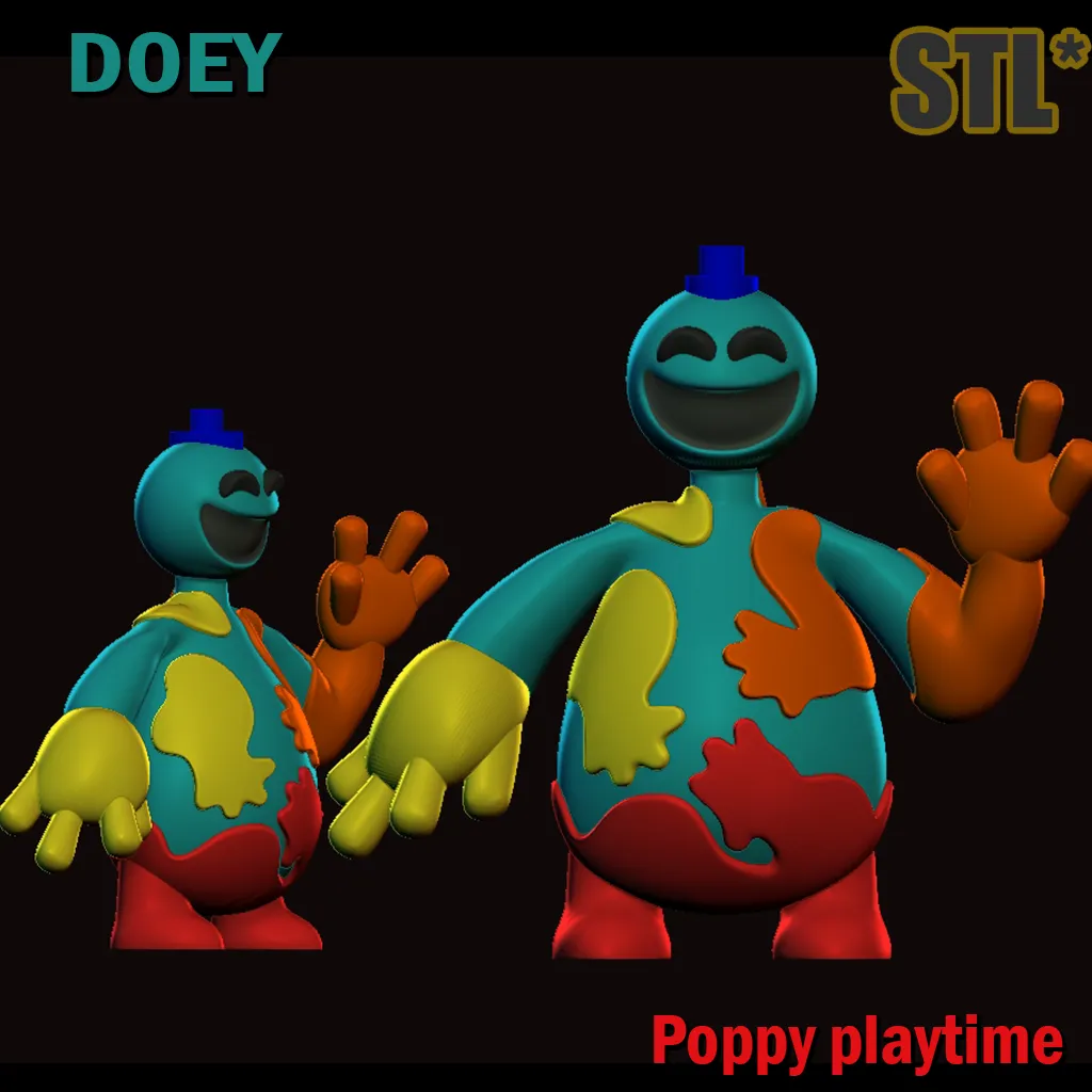 Doey the doughman STL 3D Model Poppy Playtime Chapter 4