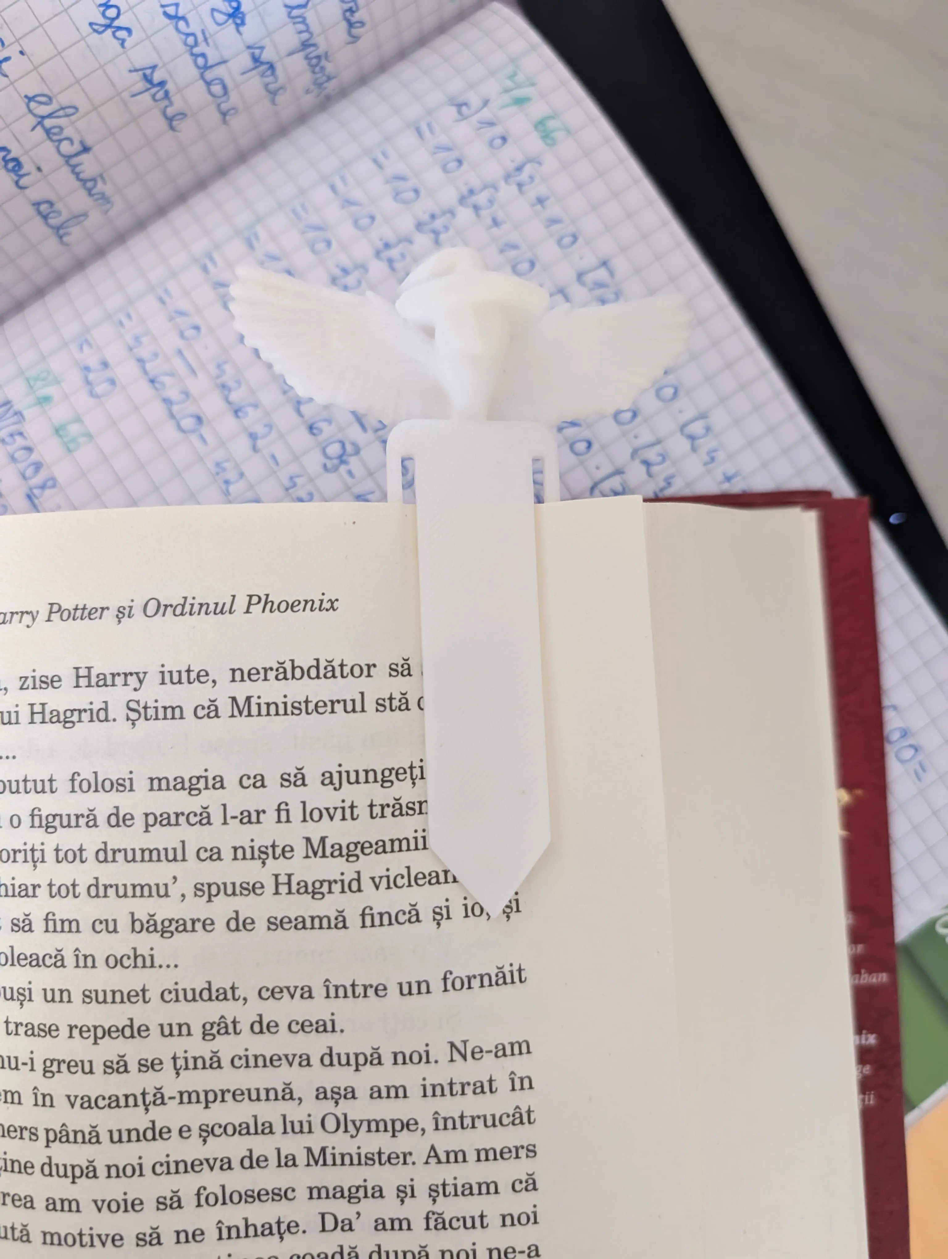 Harry Potter Bookmark for Fans: Hedwig Owl Sign