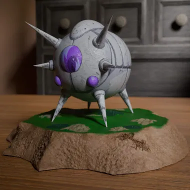 NAVE ESPACIAL DE KATATZ DRAGONBALL Z + BASE-0