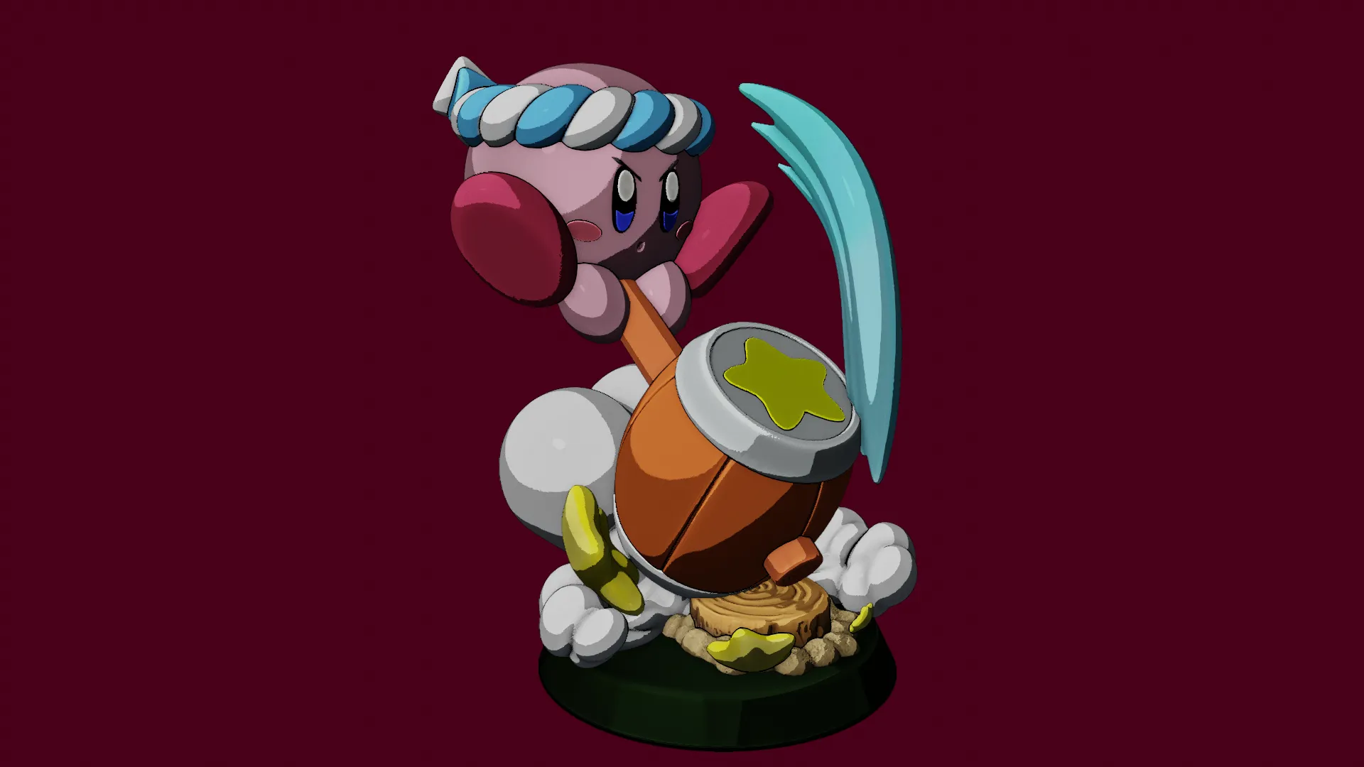 KIRBY WITH HAMMER