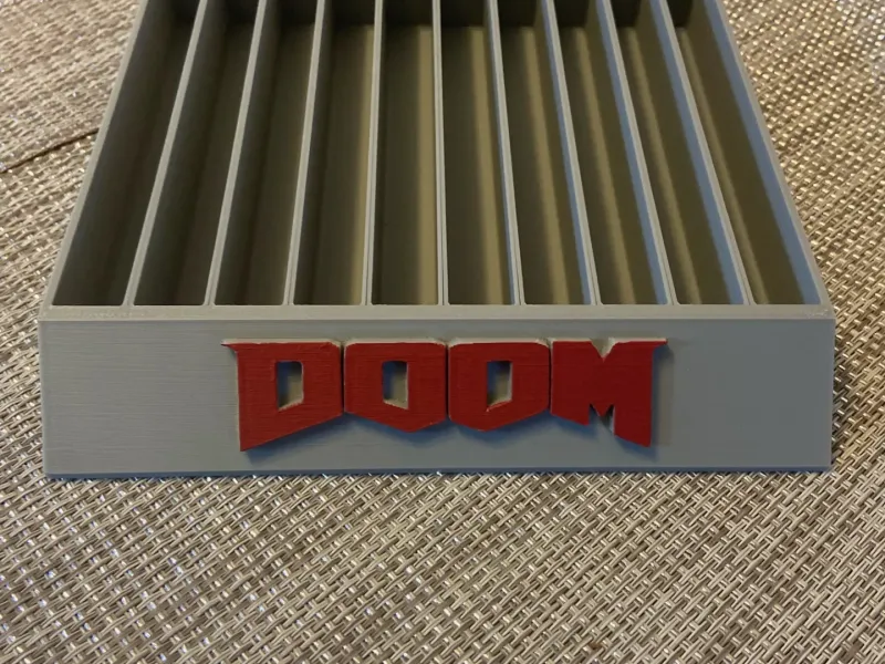 Doom game and dvd holder