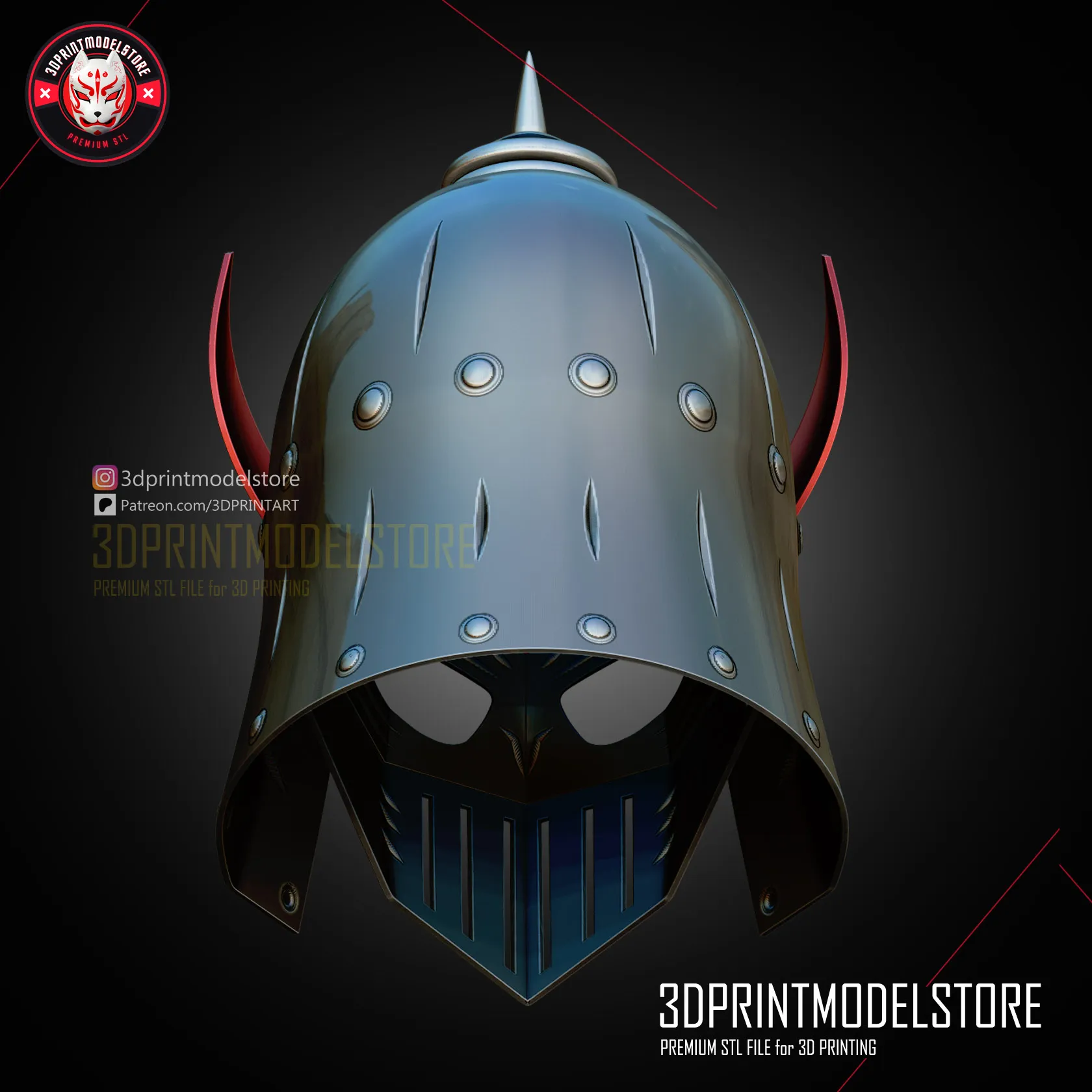 Avatar Fire Nation Soldier Helmet - Premium 3D Print Cosplay