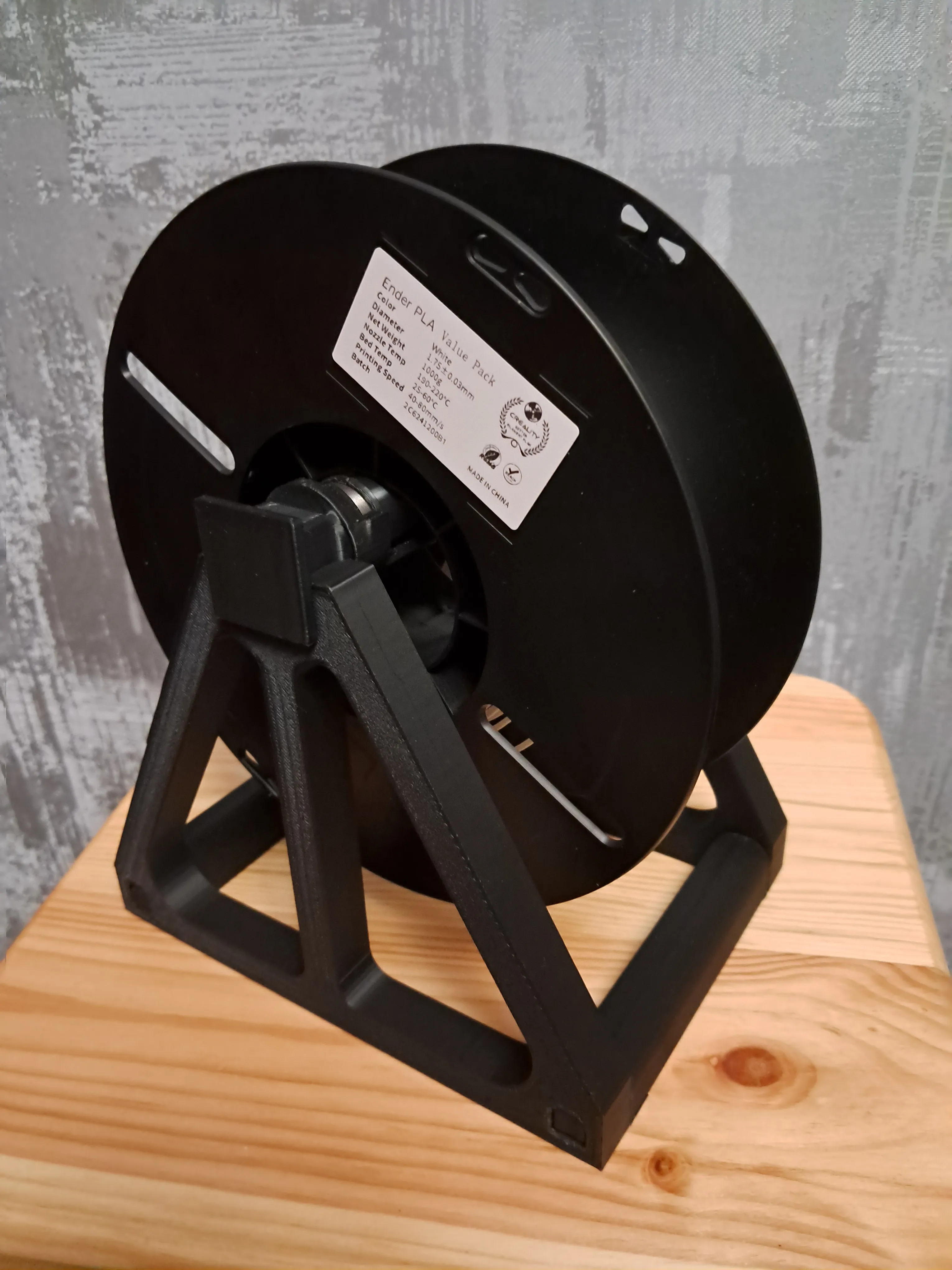 Printable filament spool holder