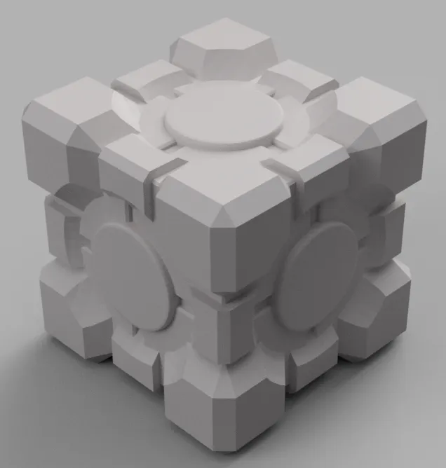 Companion Cube - 3D Model