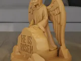 3D Print Angel He Is Risen Easter Statue STL File-1