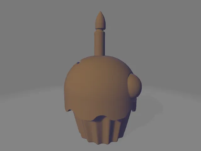 Piggy Bank Cupcake fnaf