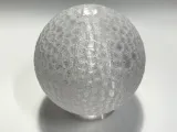 Crackle Pattern Sphere_Touch Lamp-1