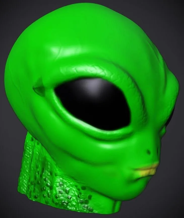 Alien Head Home, Office, Car Dashboard& Halloween Decoration-5