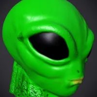 Alien Head Home, Office, Car Dashboard& Halloween Decoration-5