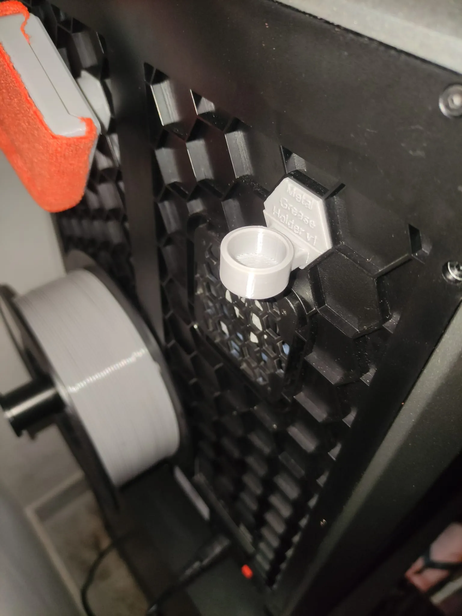 Metal grease tube holder for Creality K1 K1C