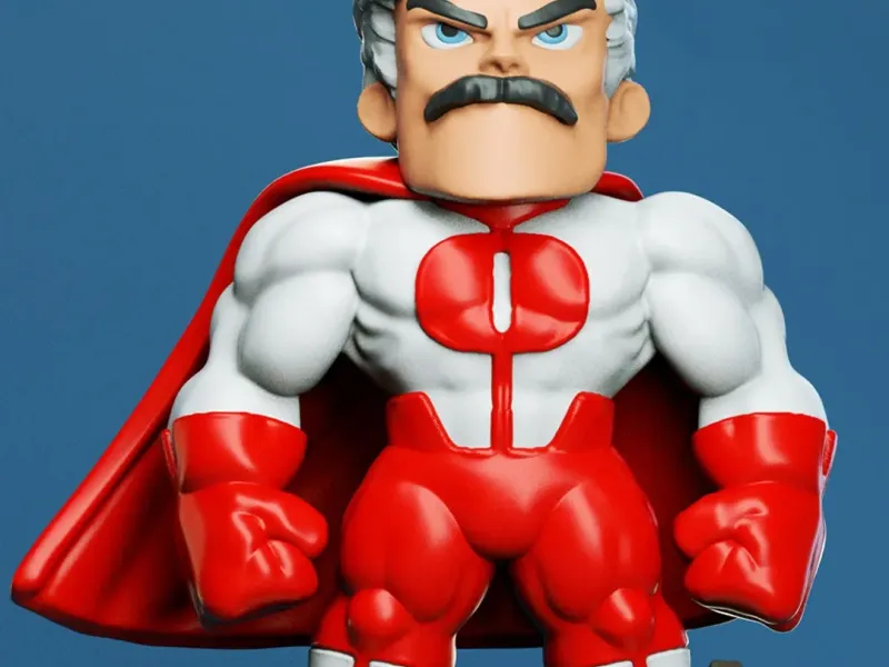 Omni-Man - Invincible Superhero 3D Figure