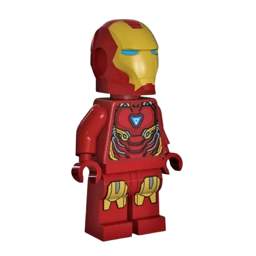 Iron Man LEGO Minifigure 3D Model STL File