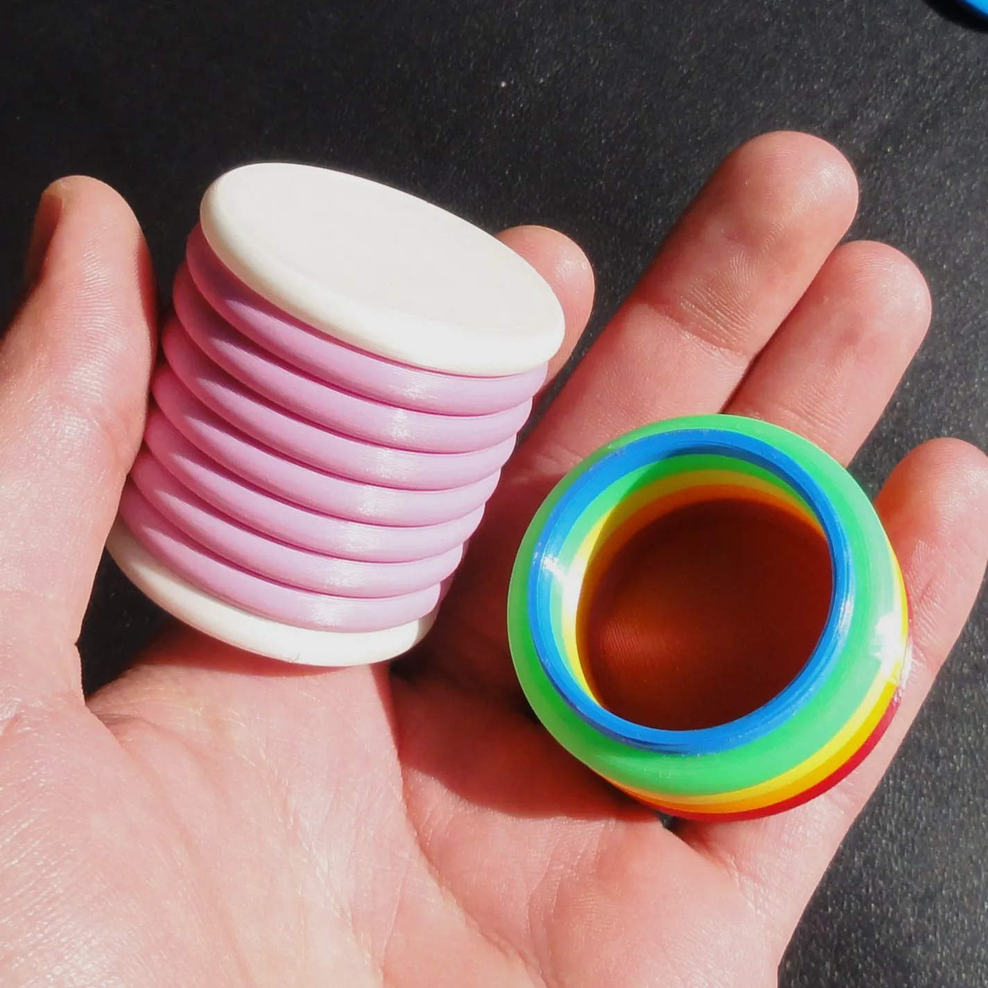 Cute Threaded Containers - Multicolored
